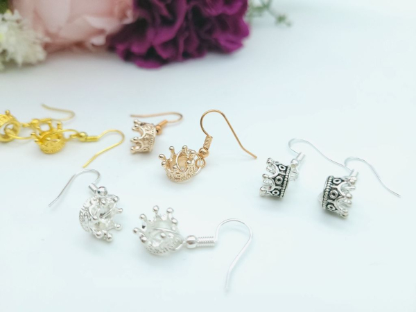 Krönchen Ohrringe Prinzessin